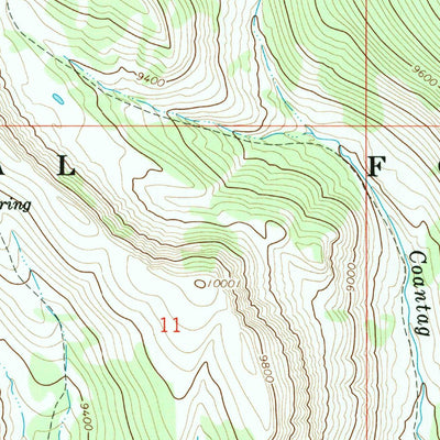 United States Geological Survey Graham Peak, WY (1967, 24000-Scale) digital map