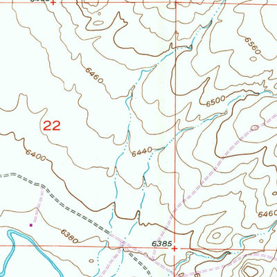 United States Geological Survey Graham Ranch, WY (1951, 24000-Scale) digital map