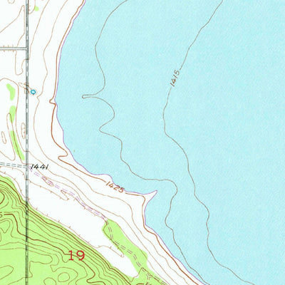 United States Geological Survey Grahams Island, ND (1951, 24000-Scale) digital map