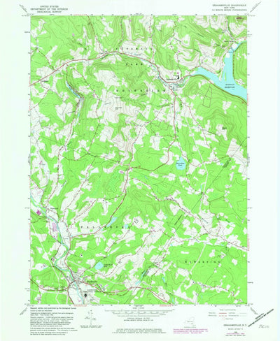 United States Geological Survey Grahamsville, NY (1982, 24000-Scale) digital map