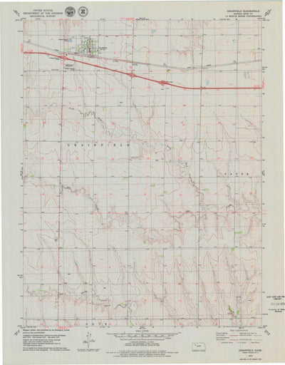 United States Geological Survey Grainfield, KS (1979, 24000-Scale) digital map