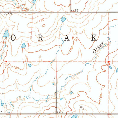 United States Geological Survey Grainola, OK-KS (1964, 24000-Scale) digital map