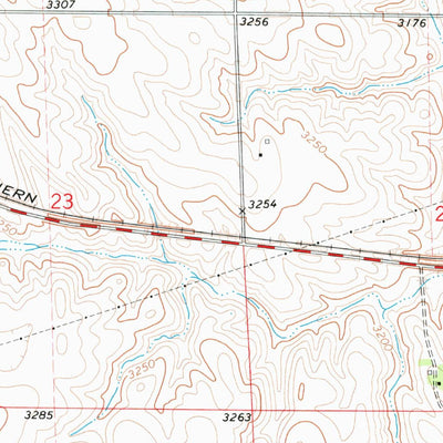 United States Geological Survey Grainton, NE (1973, 24000-Scale) digital map