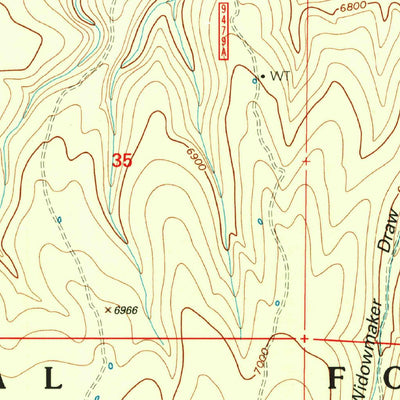 United States Geological Survey Grama Draw, AZ (1998, 24000-Scale) digital map