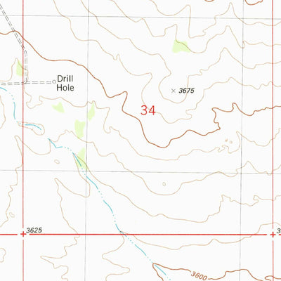 United States Geological Survey Grama Ridge, NM (1984, 24000-Scale) digital map