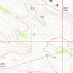 United States Geological Survey Grama Ridge, NM (1984, 24000-Scale) digital map