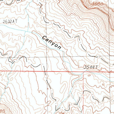 United States Geological Survey Grama Spring, AZ (1988, 24000-Scale) digital map