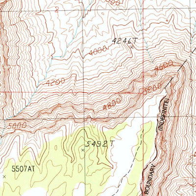 United States Geological Survey Grama Spring, AZ (1988, 24000-Scale) digital map