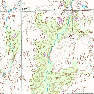 United States Geological Survey Grammer, IN (1958, 24000-Scale) digital map