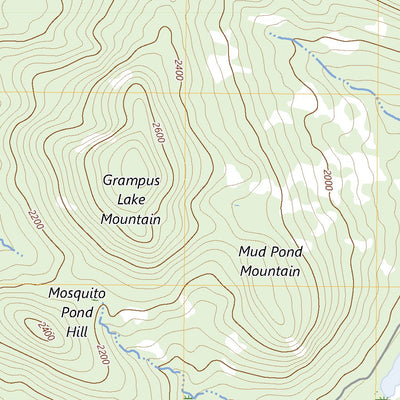United States Geological Survey Grampus Lake, NY (2023, 24000-Scale) digital map