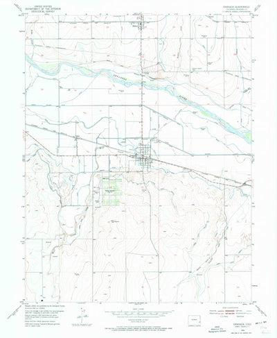 United States Geological Survey Granada, CO (1953, 24000-Scale) digital map