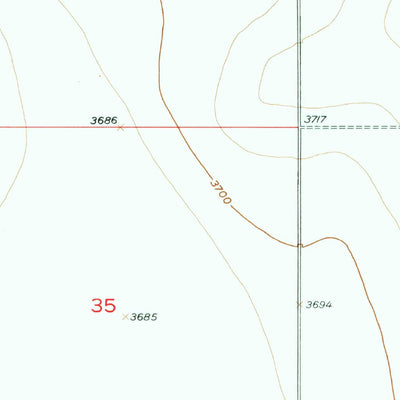 United States Geological Survey Granada NW, CO (1955, 24000-Scale) digital map