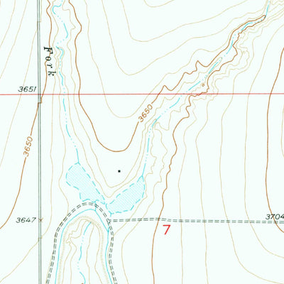 United States Geological Survey Granada NW, CO (1955, 24000-Scale) digital map