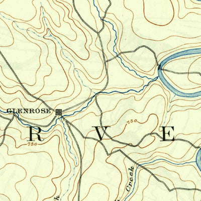 United States Geological Survey Granbury, TX (1889, 125000-Scale) digital map