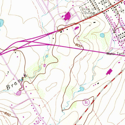 United States Geological Survey Granbury, TX (1961, 24000-Scale) digital map
