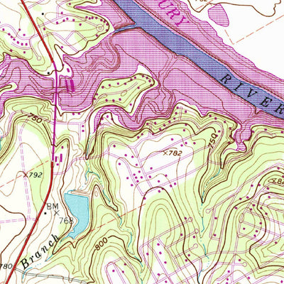 United States Geological Survey Granbury, TX (1961, 24000-Scale) digital map