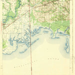 United States Geological Survey Grand Bay, AL-MS (1943, 62500-Scale) digital map