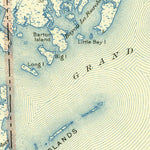 United States Geological Survey Grand Bay, AL-MS (1943, 62500-Scale) digital map