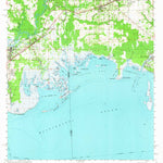 United States Geological Survey Grand Bay, AL-MS (1958, 62500-Scale) digital map