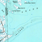 United States Geological Survey Grand Bay, AL-MS (1958, 62500-Scale) digital map