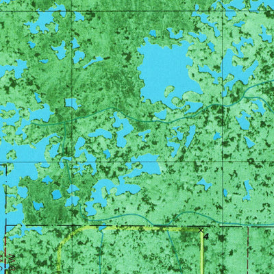 United States Geological Survey Grand Bayou, LA (1982, 24000-Scale) digital map