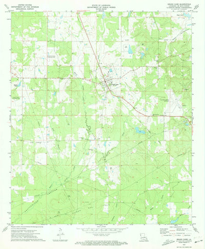 United States Geological Survey Grand Cane, LA (1972, 24000-Scale) digital map