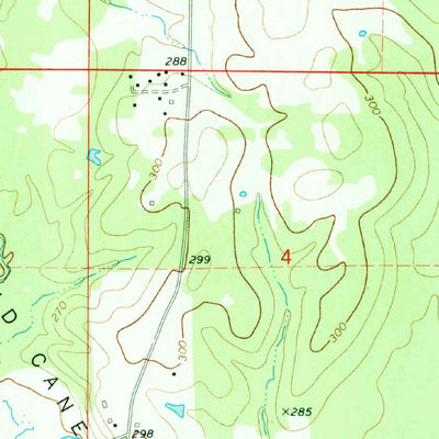 United States Geological Survey Grand Cane, LA (1972, 24000-Scale) digital map