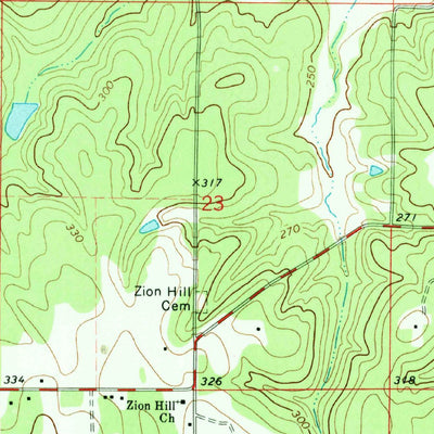 United States Geological Survey Grand Cane, LA (1972, 24000-Scale) digital map