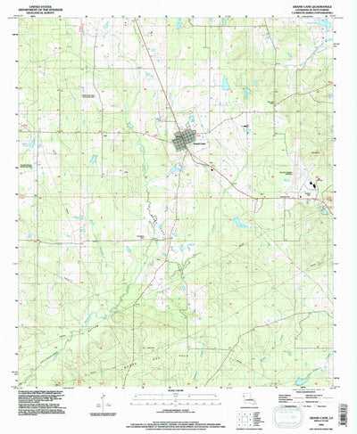 United States Geological Survey Grand Cane, LA (1994, 24000-Scale) digital map