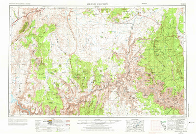 United States Geological Survey Grand Canyon, AZ-UT (1953, 250000-Scale) digital map