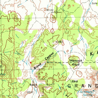 United States Geological Survey Grand Canyon, AZ-UT (1953, 250000-Scale) digital map