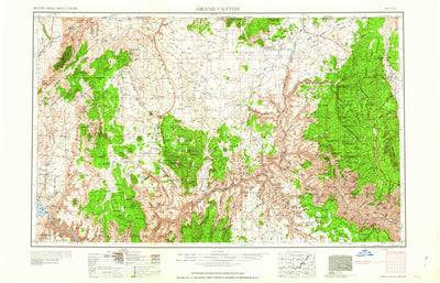 United States Geological Survey Grand Canyon, AZ-UT (1960, 250000-Scale) digital map