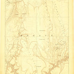 United States Geological Survey Grand Canyon W, AZ-UT (1886, 250000-Scale) digital map