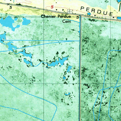 United States Geological Survey Grand Chenier, LA (1980, 24000-Scale) digital map