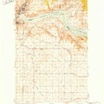 United States Geological Survey Grand Coulee Dam, WA (1950, 62500-Scale) digital map