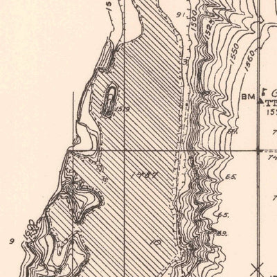 United States Geological Survey Grand Coulee, WA (1930, 31680-Scale) digital map