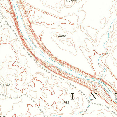 United States Geological Survey Grand Falls, AZ (1969, 24000-Scale) digital map