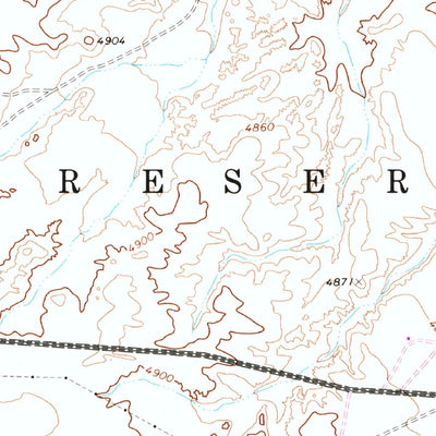 United States Geological Survey Grand Falls SE, AZ (1969, 24000-Scale) digital map