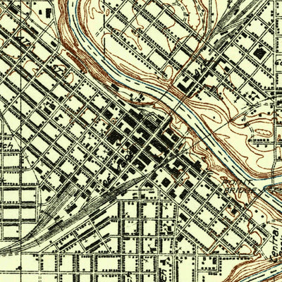 United States Geological Survey Grand Forks, ND-MN (1934, 24000-Scale) digital map