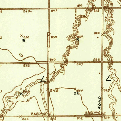 United States Geological Survey Grand Forks, ND-MN (1934, 48000-Scale) digital map