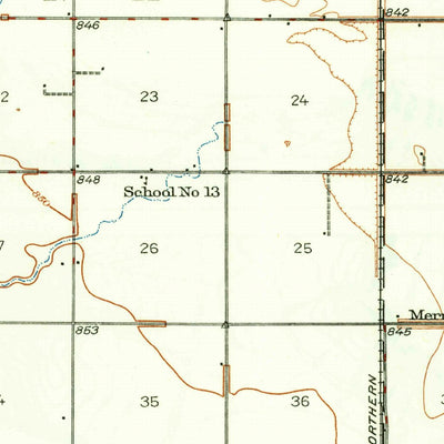 United States Geological Survey Grand Forks, ND-MN (1938, 62500-Scale) digital map