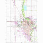 United States Geological Survey Grand Forks, ND-MN (1963, 24000-Scale) digital map