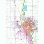 United States Geological Survey Grand Forks, ND-MN (1994, 24000-Scale) digital map