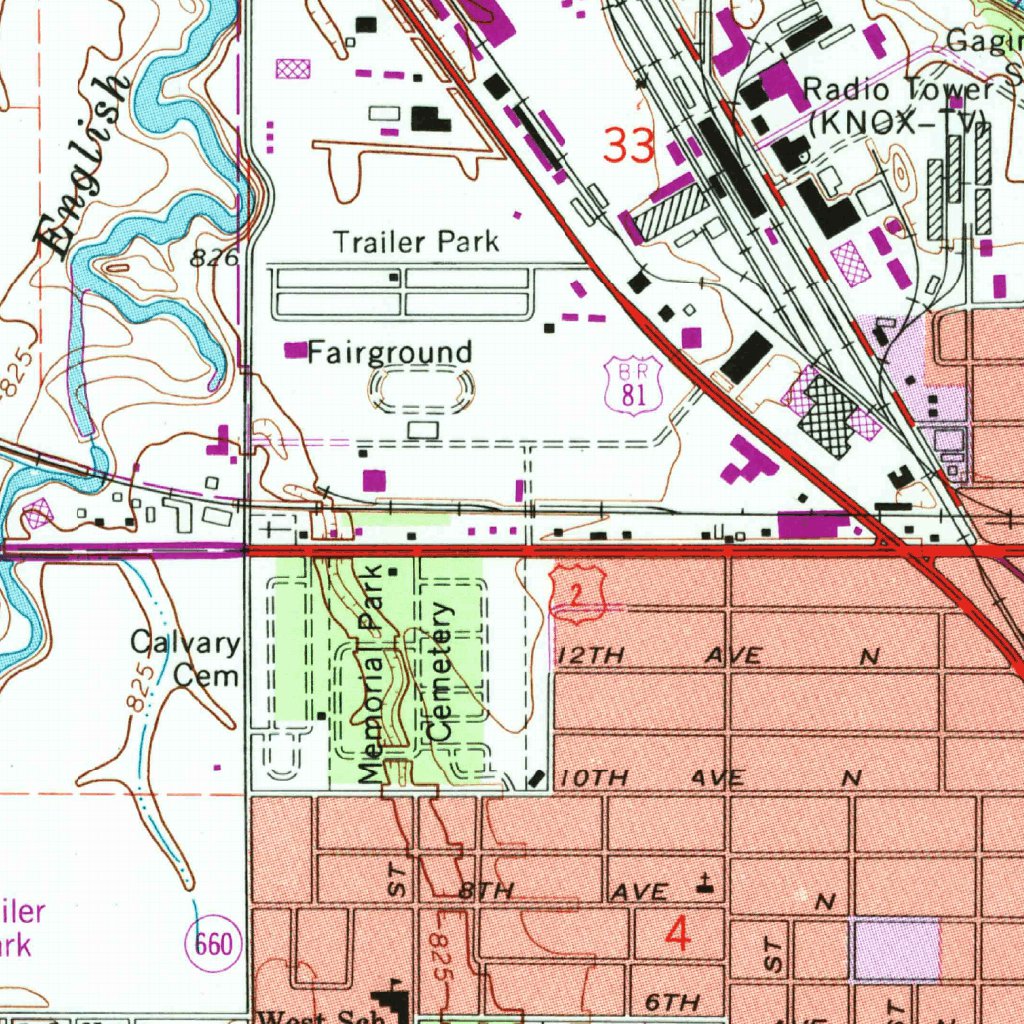 Grand Forks, ND-MN (1994, 24000-Scale) Map by United States