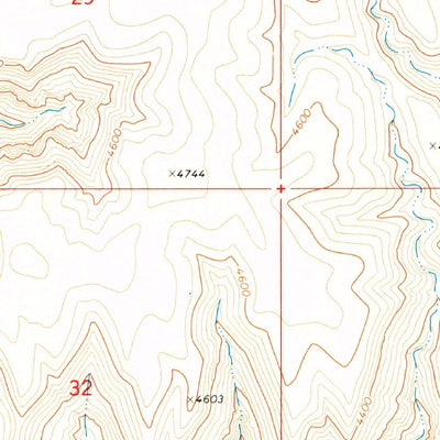 United States Geological Survey Grand Gulch Bench, AZ (1971, 24000-Scale) digital map
