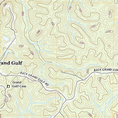 United States Geological Survey Grand Gulf, MS (2020, 24000-Scale) digital map