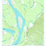 United States Geological Survey Grand Gulf, MS-LA (1963, 24000-Scale) digital map