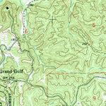 United States Geological Survey Grand Gulf, MS-LA (1963, 24000-Scale) digital map