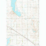 United States Geological Survey Grand Harbor, ND (1951, 24000-Scale) digital map