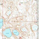 United States Geological Survey Grand Harbor, ND (1951, 24000-Scale) digital map